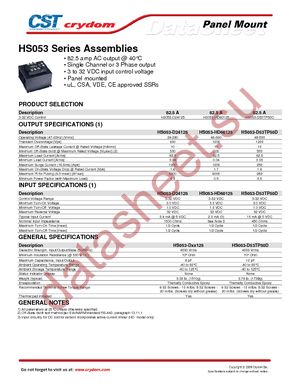 HS053-D24125 datasheet  